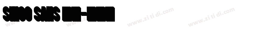 Singo Sans 普通字体转换